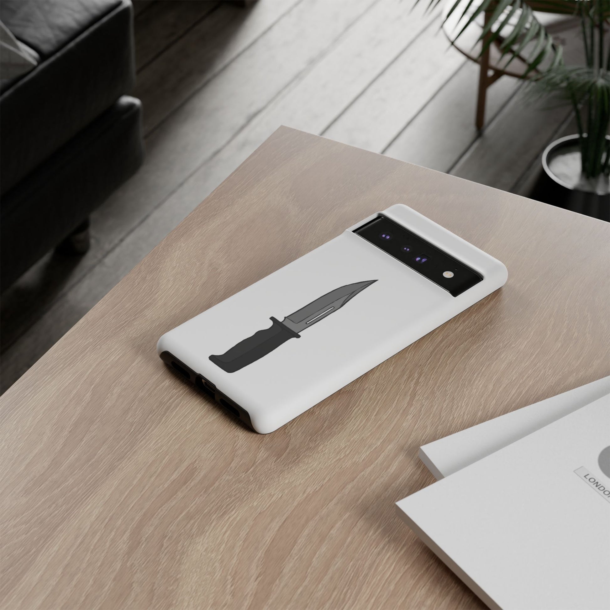 Intruder knife phone case