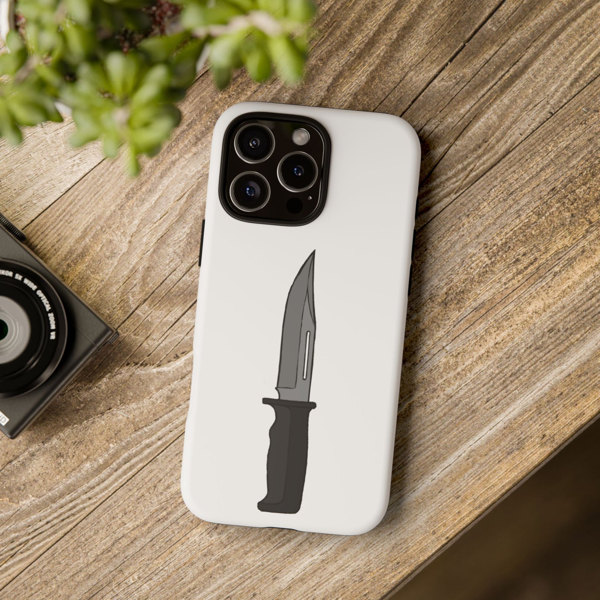 Intruder knife phone case