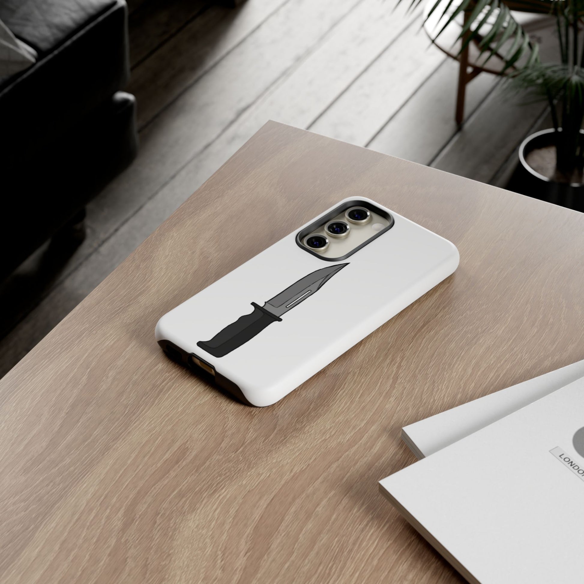 Intruder knife phone case