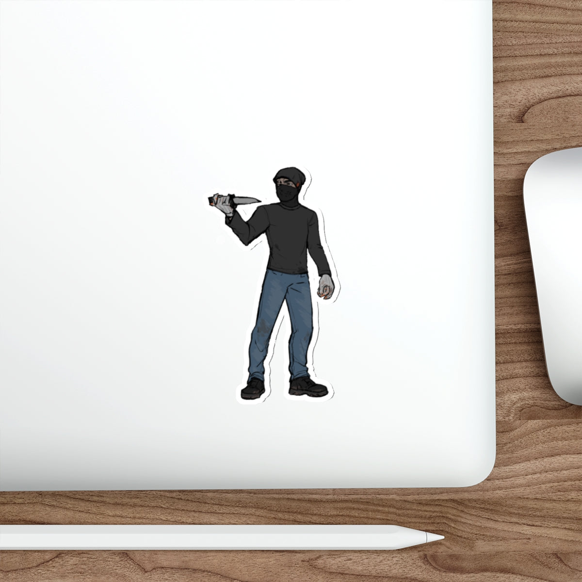 Intruder sticker