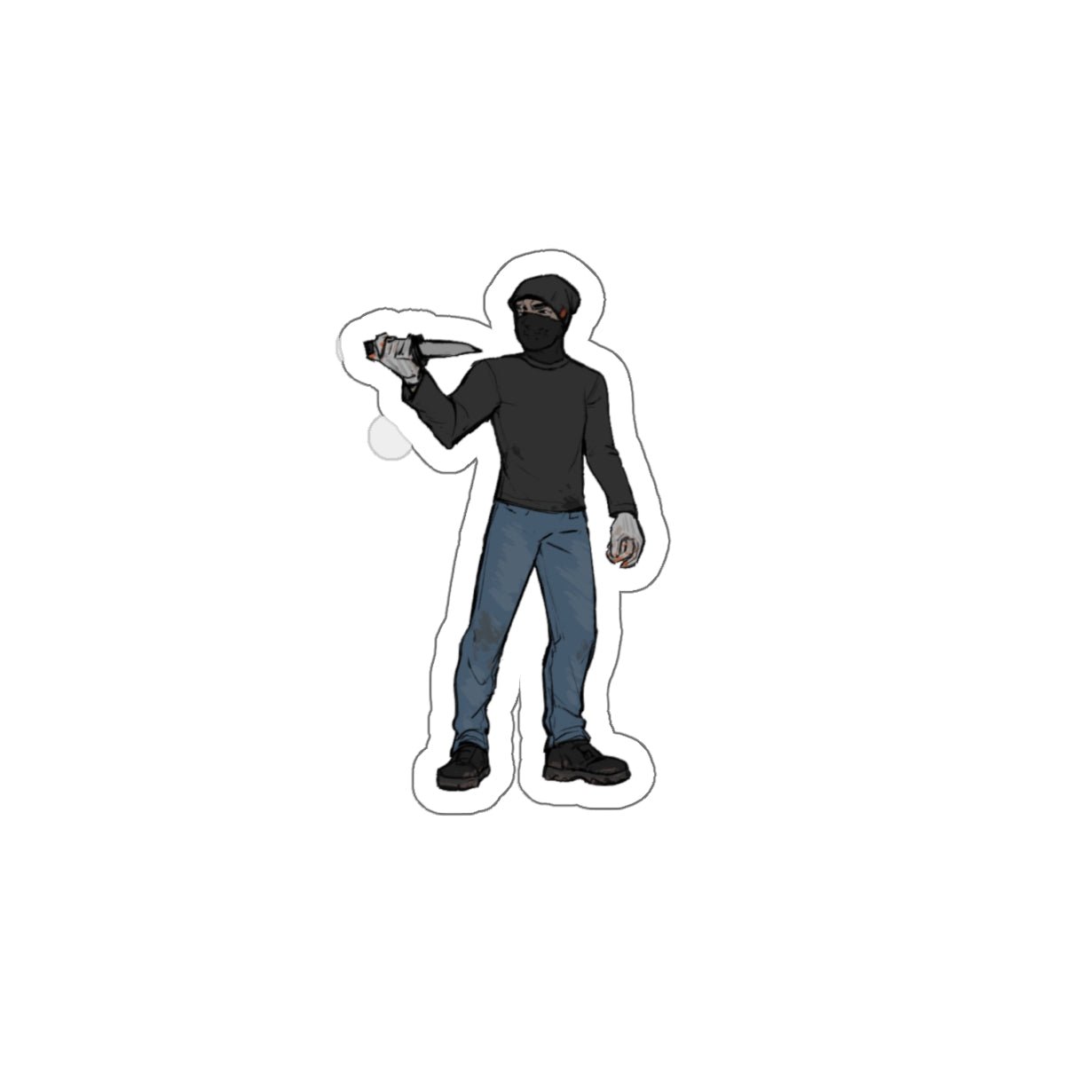 Intruder sticker