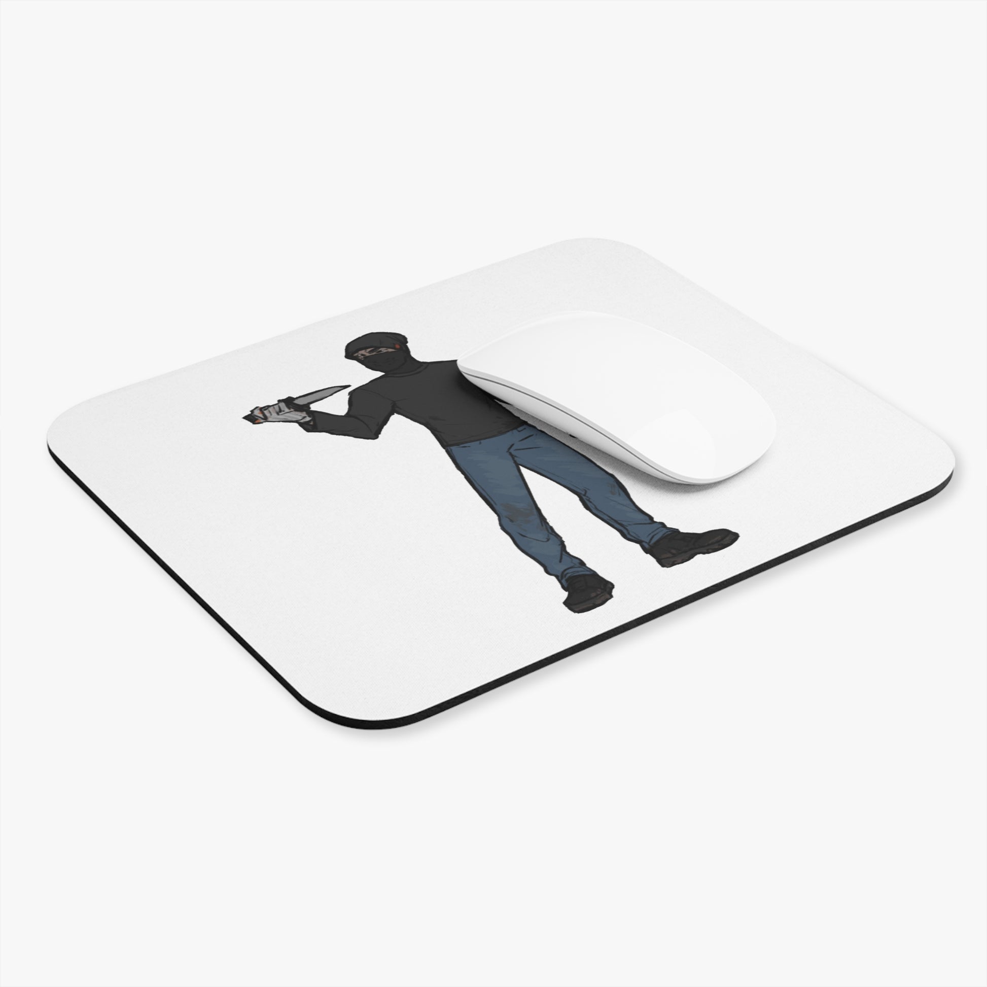 Intruder mouse pad
