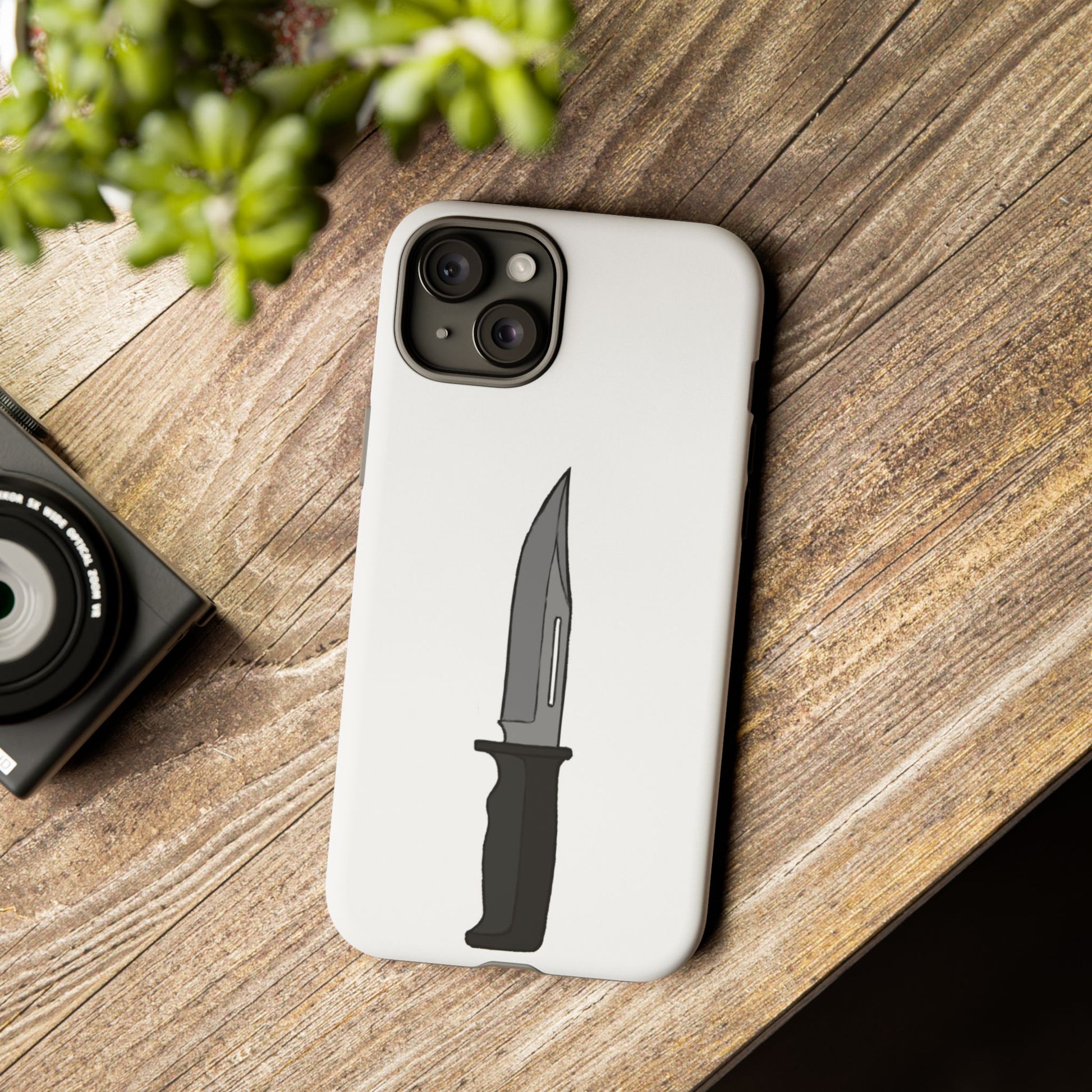 Intruder knife phone case