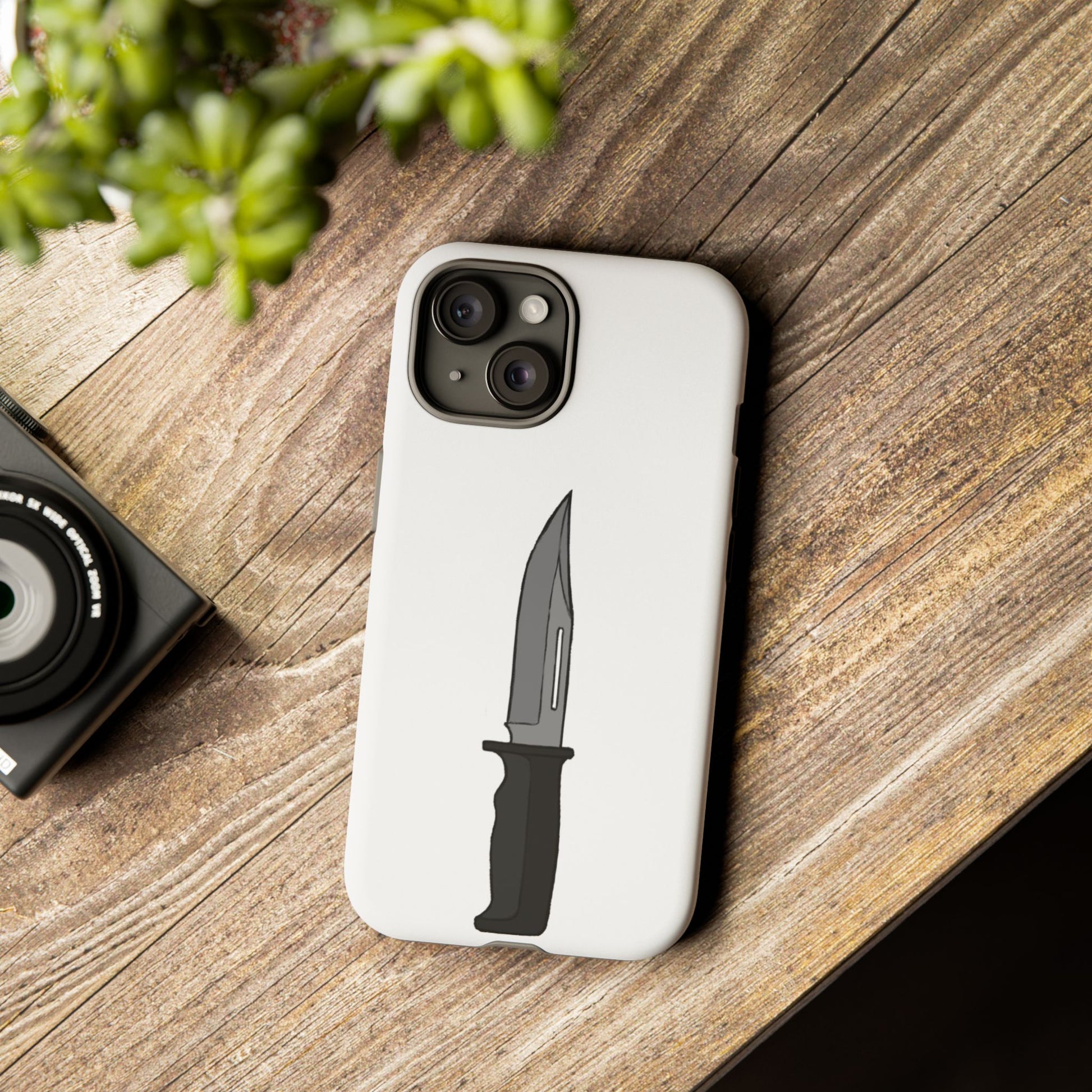 Intruder knife phone case