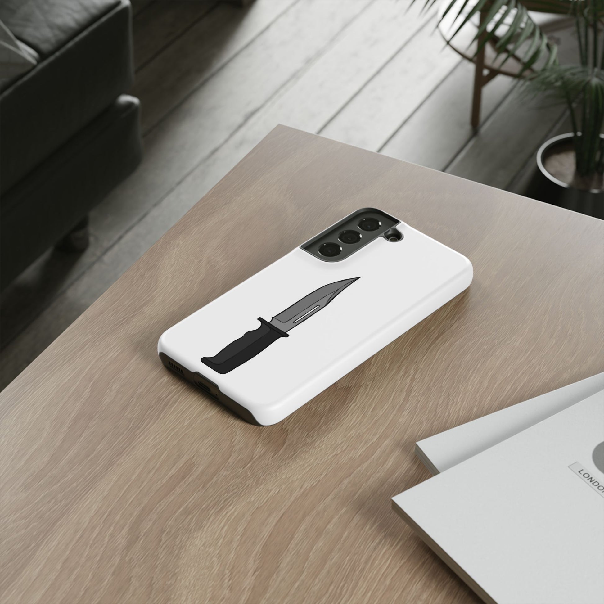 Intruder knife phone case
