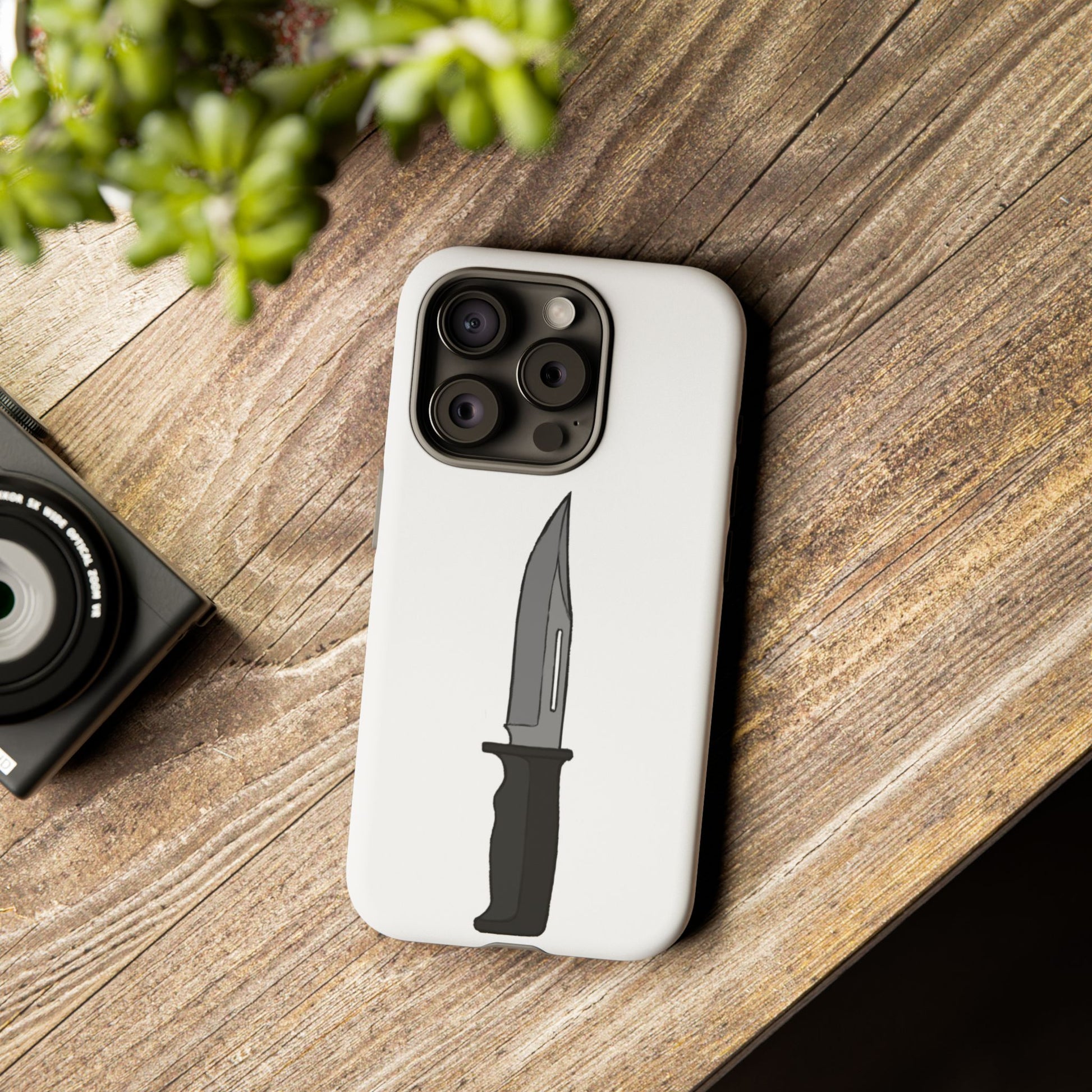 Intruder knife phone case