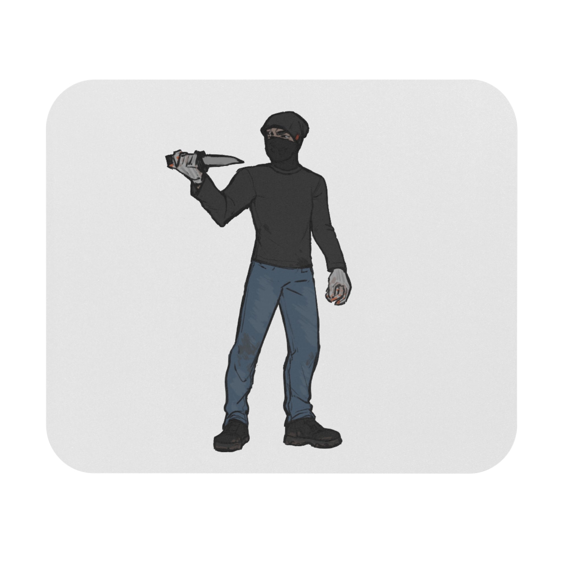 Intruder mouse pad