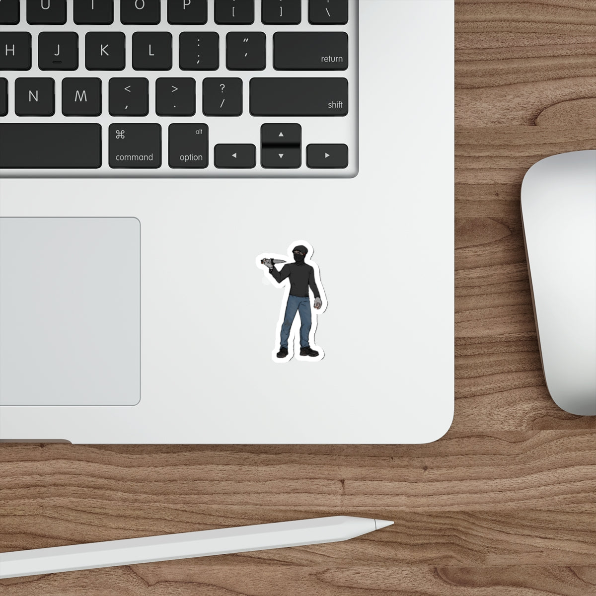 Intruder sticker