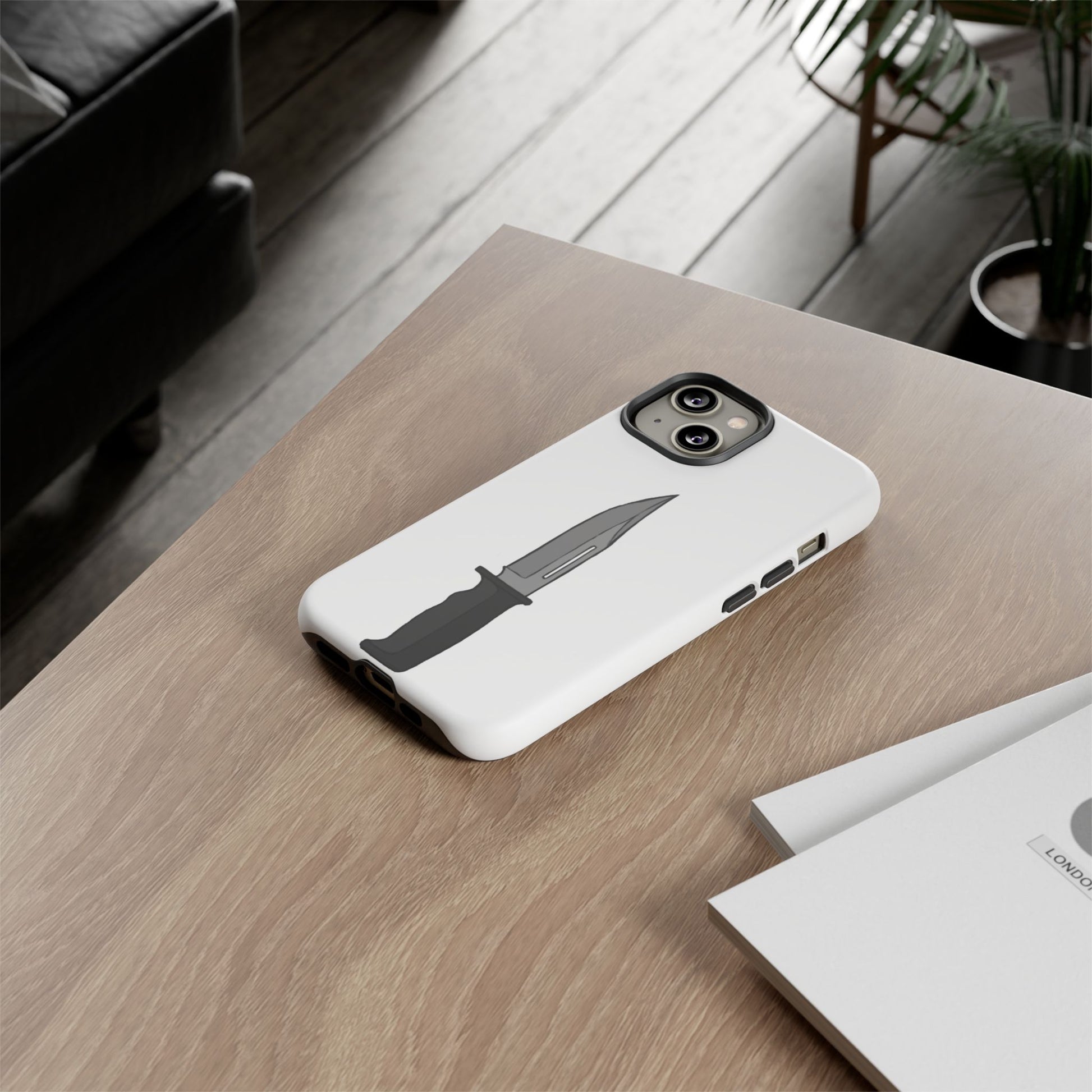 Intruder knife phone case