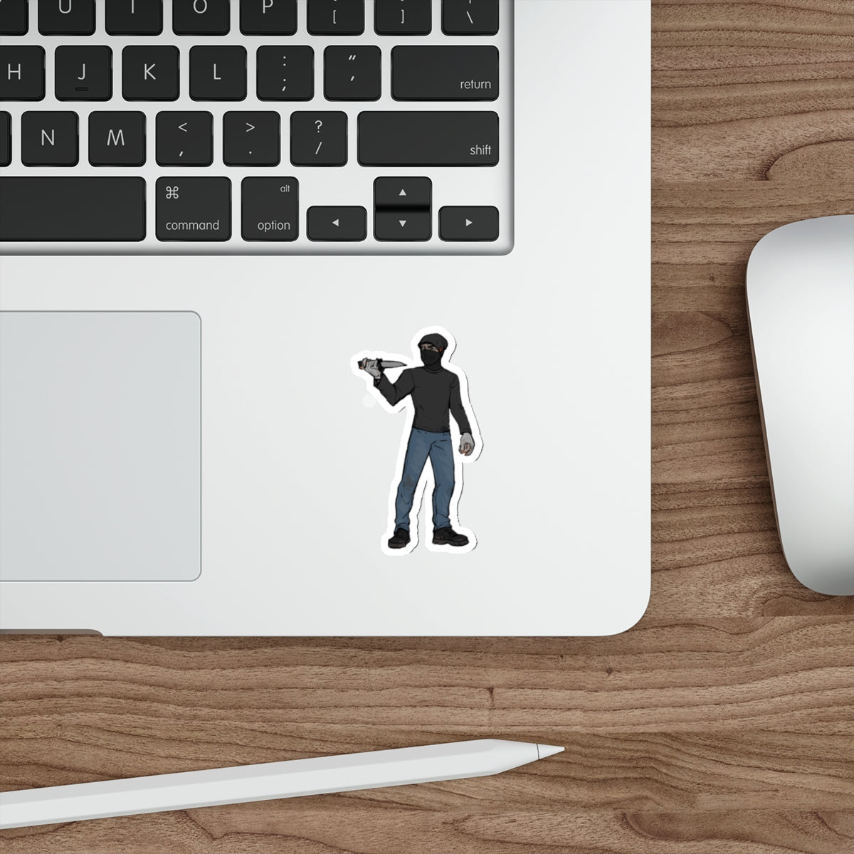 Intruder sticker