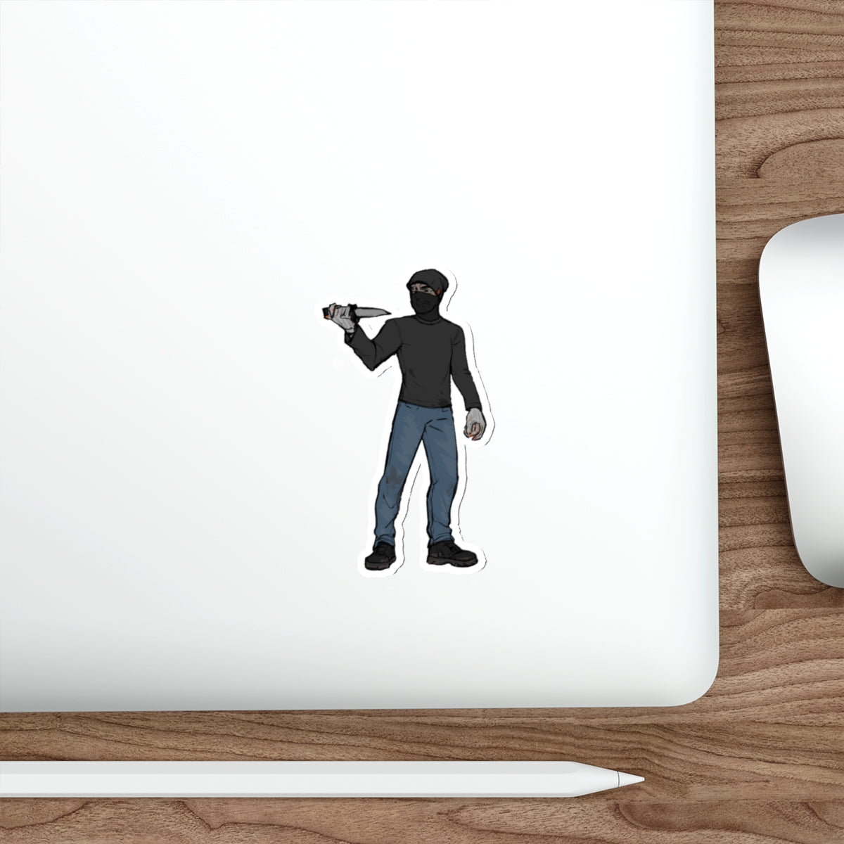 Intruder sticker
