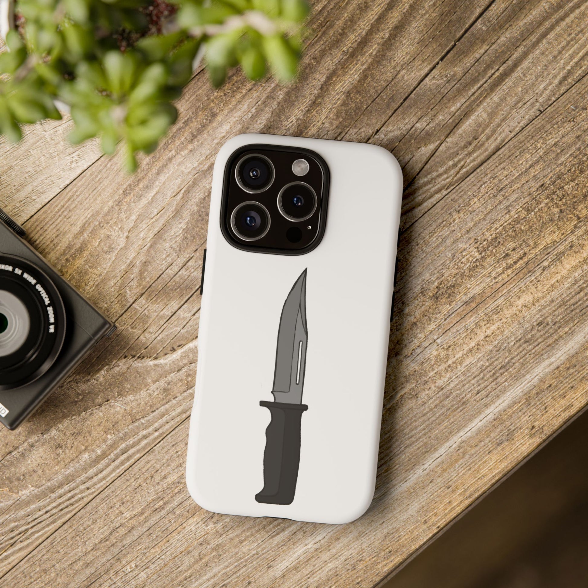 Intruder knife phone case