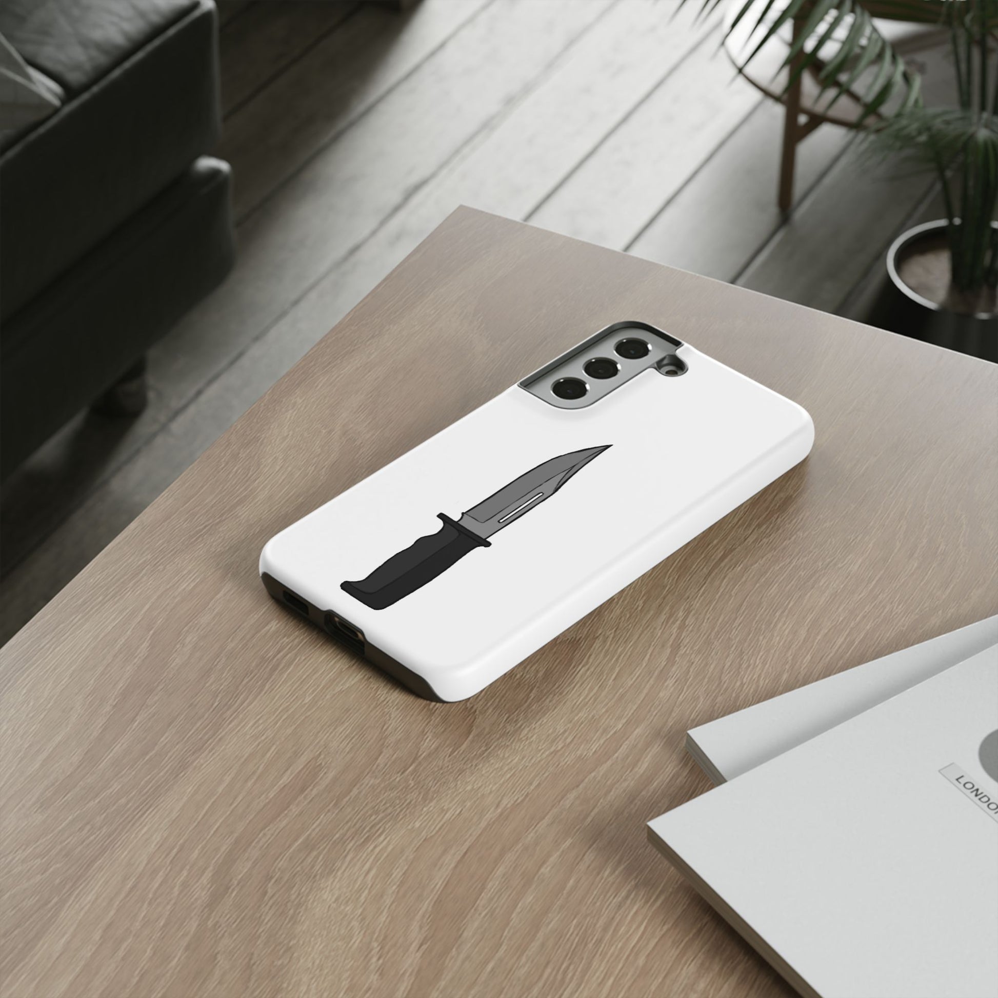 Intruder knife phone case