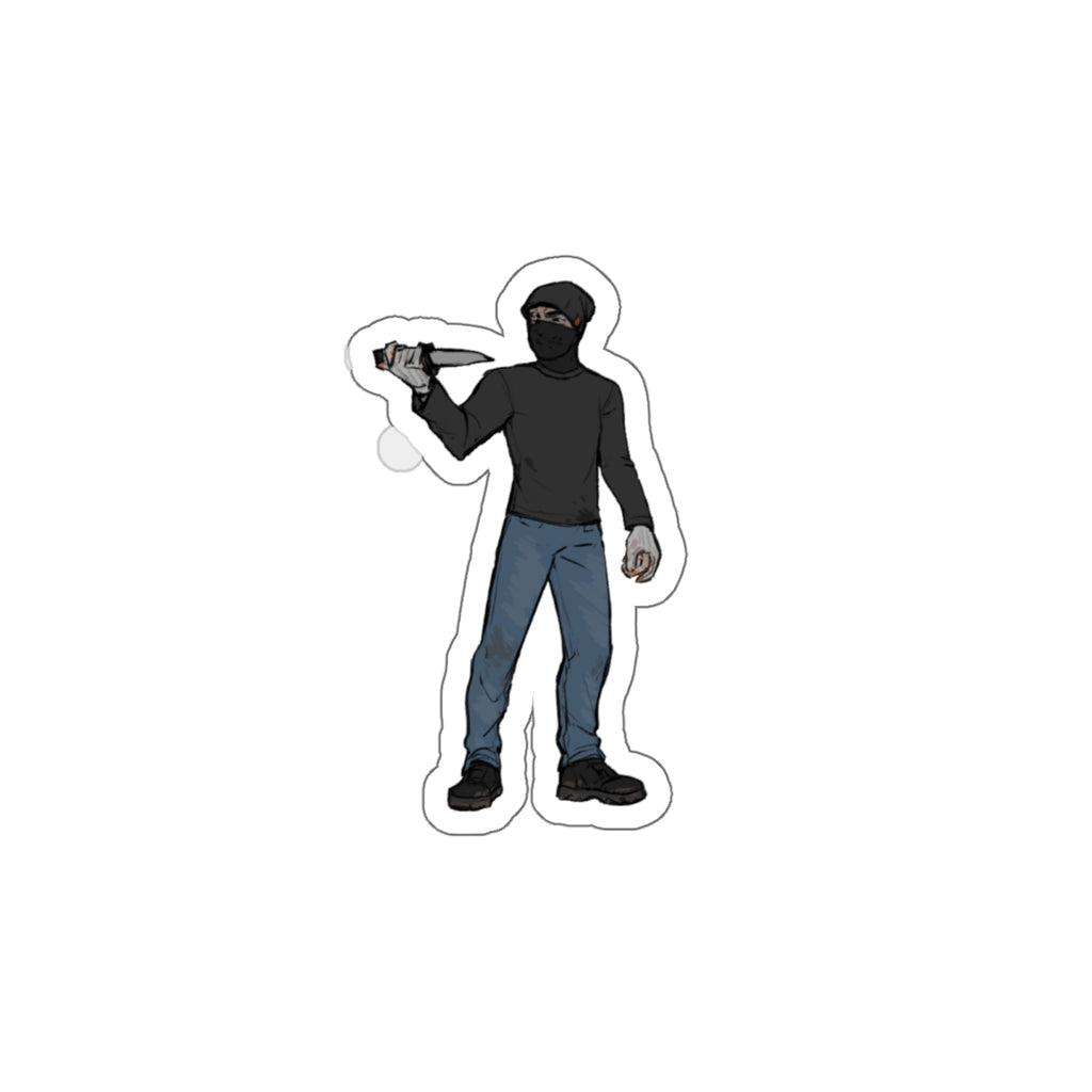 Intruder sticker
