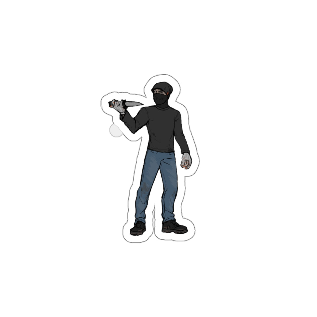 Intruder sticker