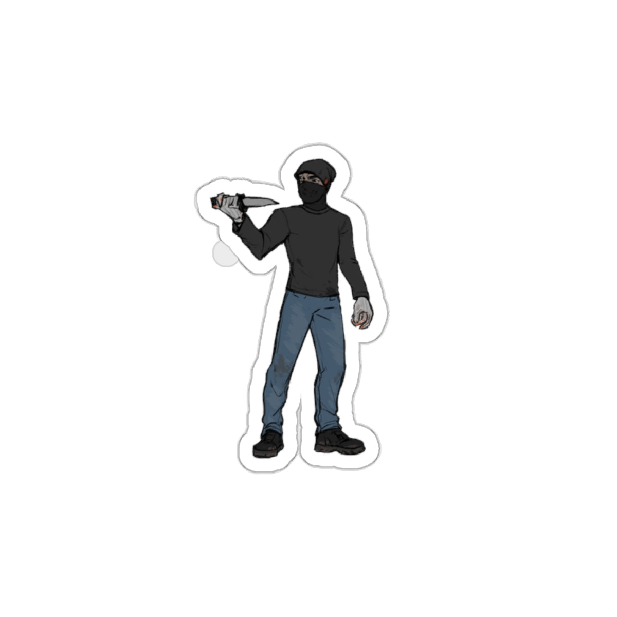 Intruder sticker